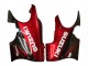2004-2006 Glossy Black Red Flame Suzuki GSX600F/GSX750F Motorcycle Fairings