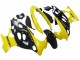 2004-2006 Glossy Black Yellow Suzuki GSX600F/GSX750F Motorcycle Fairings