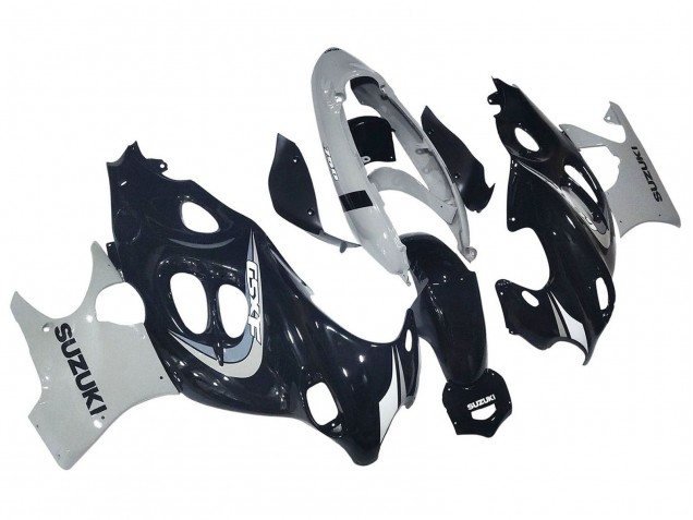 2004-2006 Glossy Black Grey Suzuki GSX600F/GSX750F Motorcycle Fairing
