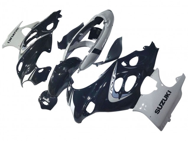 2004-2006 Glossy Black Grey Suzuki GSX600F/GSX750F Motorcycle Fairing
