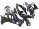 2004-2006 Matte Black with Blue Logo Suzuki GSX600F/GSX750F Motorcycle Fairings