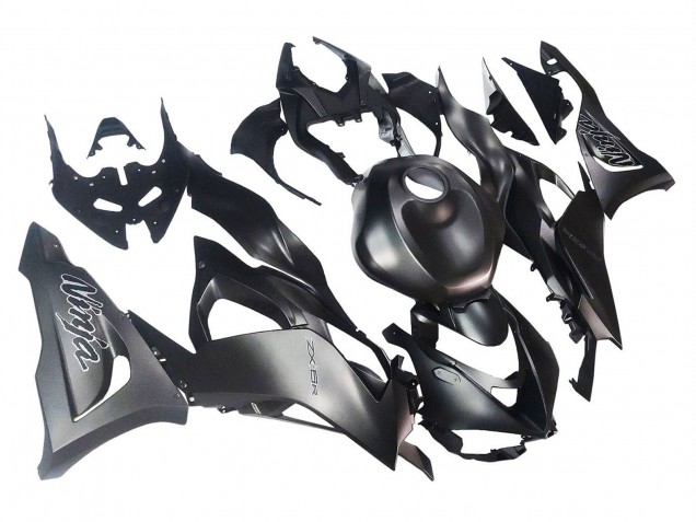 2023-2025 Matte Black Kawasaki ZX6R Motorcycle Fairing
