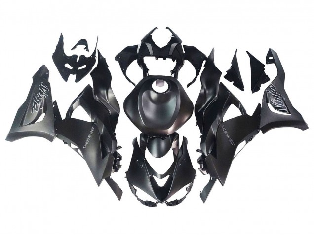 2023-2025 Matte Black Kawasaki ZX6R Motorcycle Fairing