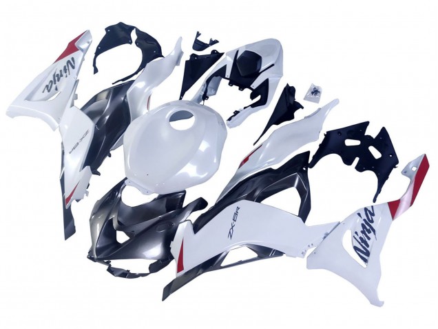2023-2025 Pearl White Black Red Kawasaki ZX6R Motorcycle Fairings