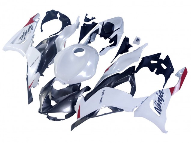 2023-2025 Pearl White Black Red Kawasaki ZX6R Motorcycle Fairings