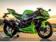 2023-2025 Green Black Kawasaki ZX6R Motorcycle Fairings