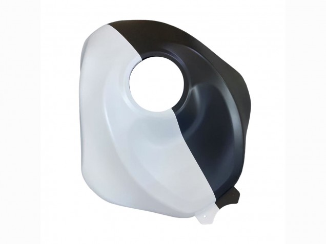 2023-2025 Black White with Flower Kawasaki ZX6R Motorcycle Fairings