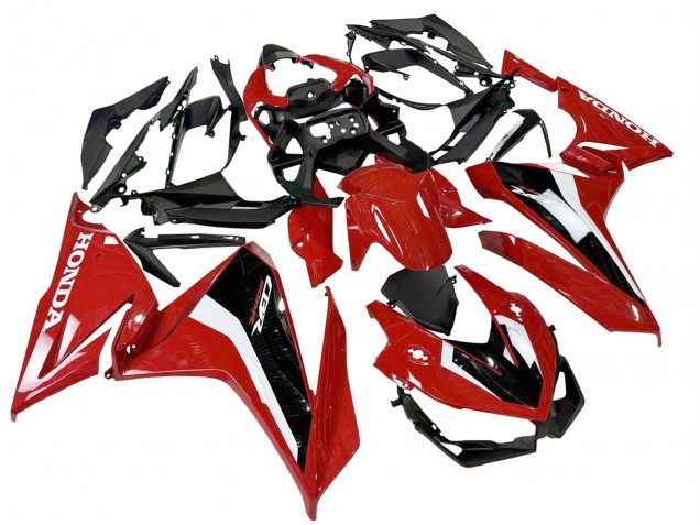 2019-2023 Red White Black Honda CBR500R Motorcycle Fairing