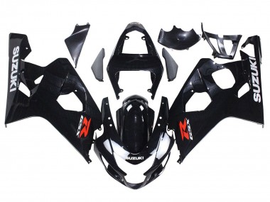 2004-2005 Glossy Black Suzuki GSXR 600 / GSXR 750 Motorcycle Fairing