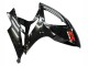 2006-2007 Glossy Black Silver Red Suzuki GSXR 600 / GSXR 750 Motorcycle Fairings