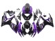 2006-2007 Purple Glossy Black Suzuki GSXR 600 / GSXR 750 Motorcycle Fairing Kits