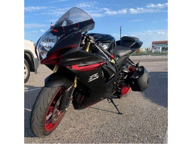 2011-2024 Black Grey Red Line Suzuki GSXR 600 / GSXR 750 Motorcycle Fairings