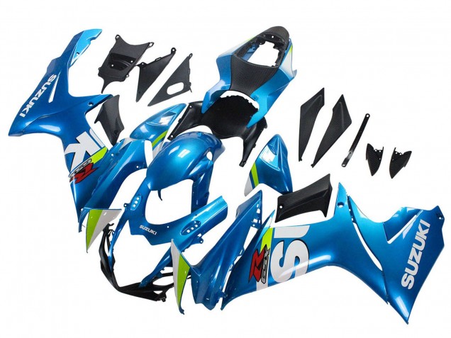 2011-2024 Light Blue Green White Red Suzuki GSXR 600 / GSXR 750 Motorcycle Fairings