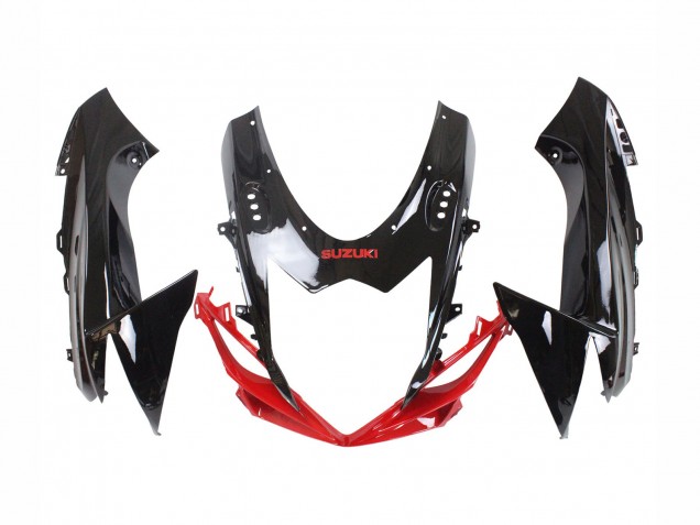 2011-2024 Red Glossy Black Suzuki GSXR 600 / GSXR 750 Motorcycle Fairing Kits