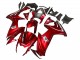 2011-2024 Red White Decal Suzuki GSXR 600 / GSXR 750 Motorcycle Fairings