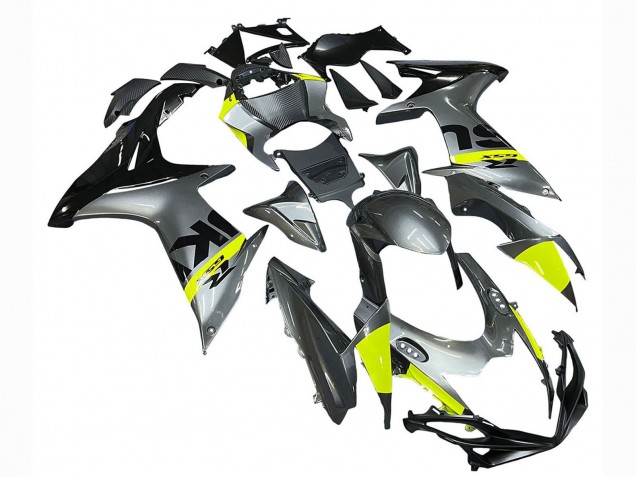 2011-2024 Silver Yellow Black Suzuki GSXR 600 / GSXR 750 Motorcycle Fairings