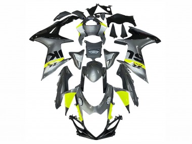 2011-2024 Silver Yellow Black Suzuki GSXR 600 / GSXR 750 Motorcycle Fairings