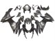 2011-2024 Matte Black Glossy Black White Decal Suzuki GSXR 600 / GSXR 750 Motorcycle Fairings