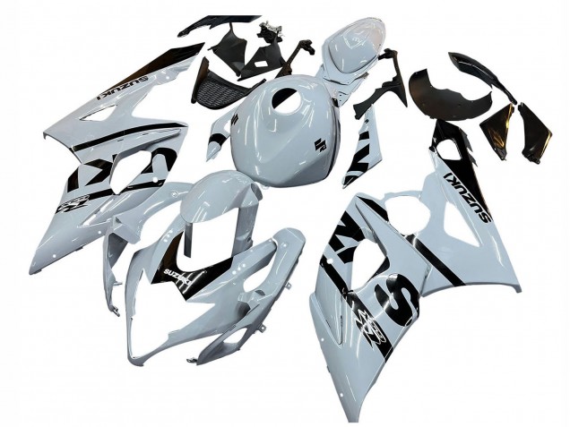 2005-2006 White Black Suzuki GSXR 1000 Motorcycle Fairings