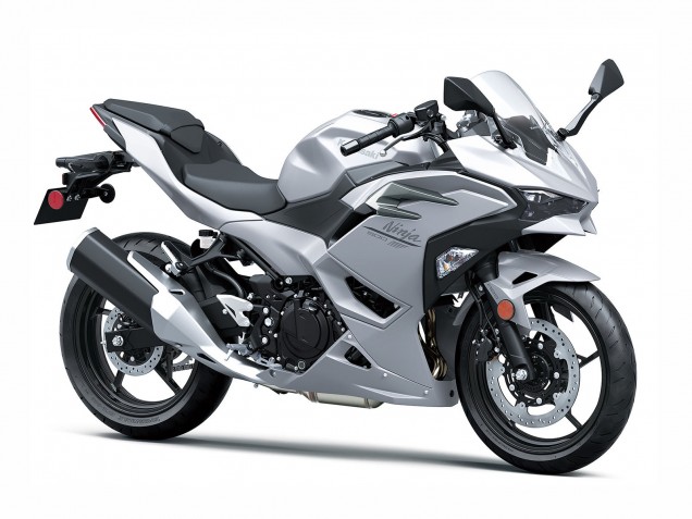 2024-2025 Metallic Silver Ninja Kawasaki Ninja 500 EX500R Motorcycle Fairings