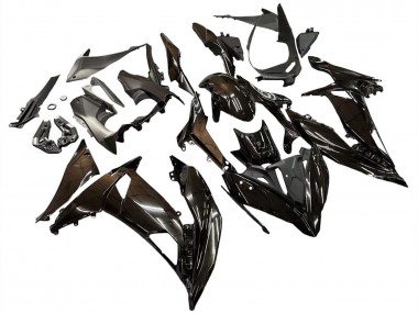 2017-2019 Glossy Black Kawasaki Ninja 650 EX650 Motorcycle Fairings