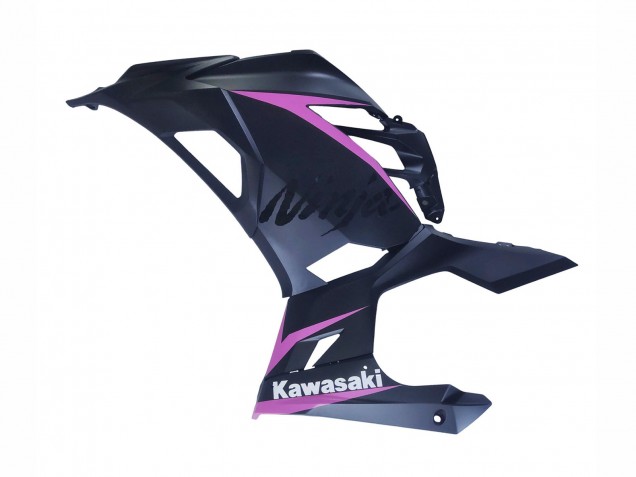 2018-2024 Matte Black Pink Kawasaki Ninja 400 Motorcycle Fairings