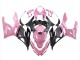 2018-2024 Pink Matte Black Honeycomb Kawasaki Ninja 400 Motorcycle Fairings