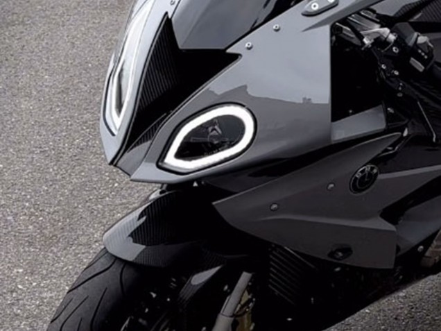 2015-2016 Grey Carbon Fiber BMW S1000RR Motorcycle Fairings