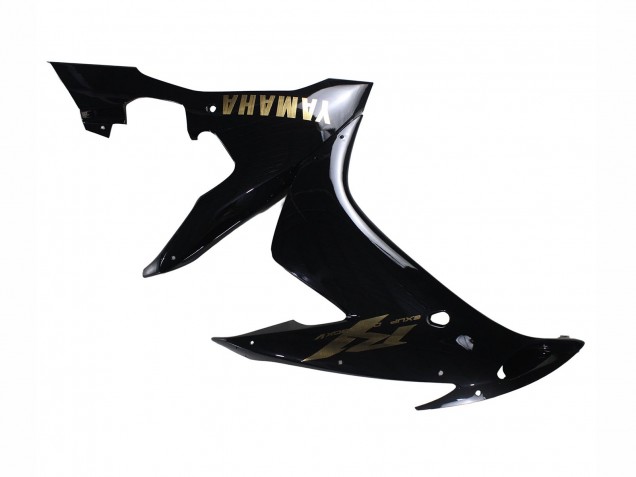 2004-2006 Glossy Black Gold Decals Yamaha YZF 1000 R1 Motorcycle Fairings