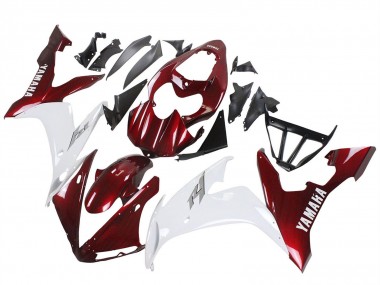 2004-2006 Red White Yamaha YZF 1000 R1 Motorcycle Fairings