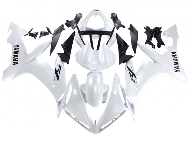2004-2006 Pearl White Black Decals Yamaha YZF 1000 R1 Motorcycle Fairings