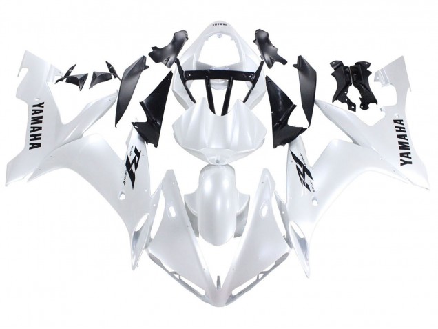 2004-2006 Pearl White Black Decals Yamaha YZF 1000 R1 Motorcycle Fairings