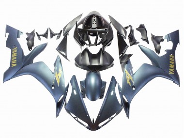 2004-2006 Dark Blue Gold Decals Yamaha YZF 1000 R1 Motorcycle Fairings