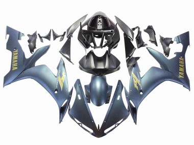 2004-2006 Dark Blue Gold Decals Yamaha YZF 1000 R1 Motorcycle Fairings