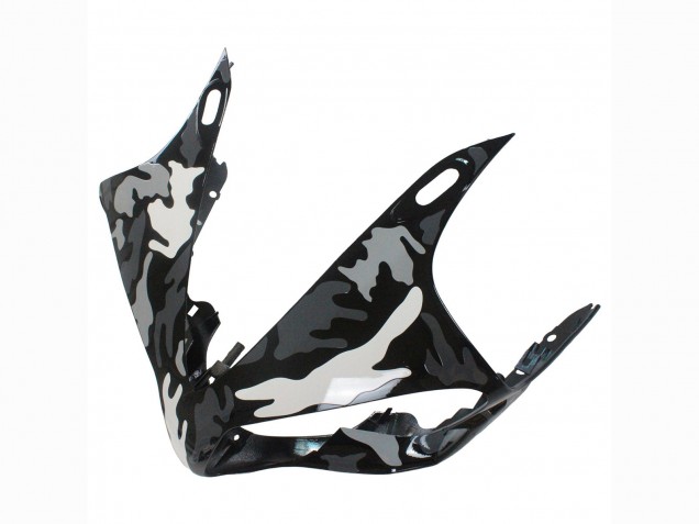 2007-2008 Grey White Camouflage Shark Yamaha YZF 1000 R1 Motorcycle Fairings