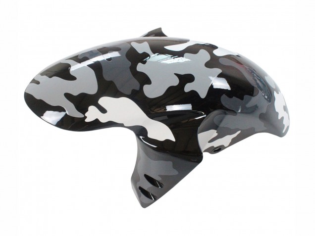 2007-2008 Grey White Camouflage Shark Yamaha YZF 1000 R1 Motorcycle Fairings
