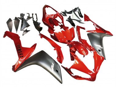 2007-2008 Red Matte Black Yamaha YZF 1000 R1 Motorcycle Fairing
