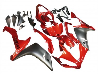 2007-2008 Red Matte Black Yamaha YZF 1000 R1 Motorcycle Fairing