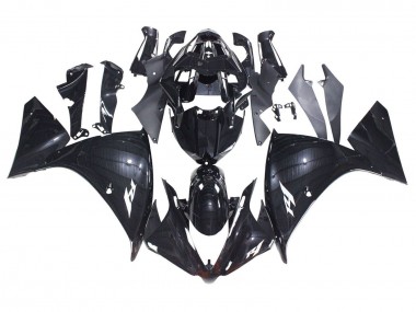 2012-2014 Glossy Black Yamaha YZF 1000 R1 Motorcycle Fairings