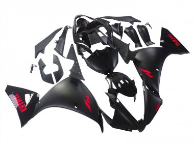 2012-2014 Glossy Black Matte Black Red Yamaha YZF 1000 R1 Motorcycle Fairings