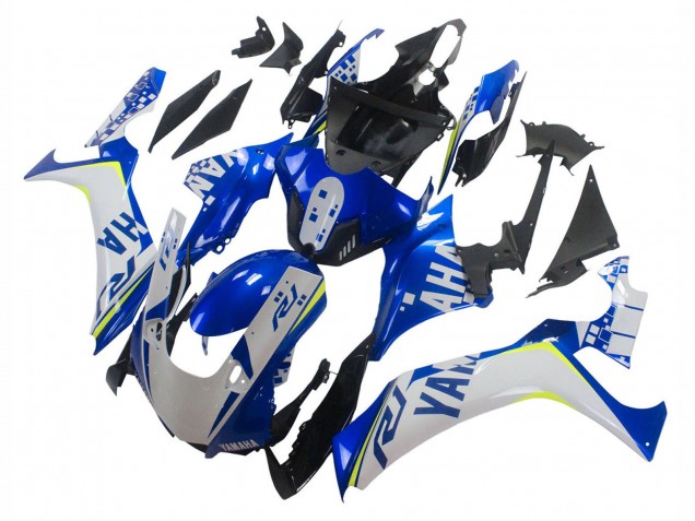 2020-2025 White Blue Neon Yellow Glossy Black Yamaha YZF 1000 R1 Motorcycle Fairings