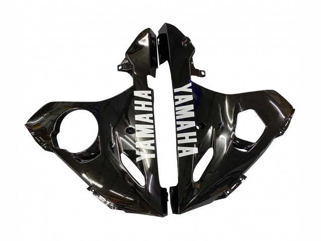 2003-2004 Glossy Black White Decals Yamaha YZF R6 Motorcycle Fairings