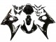 2006-2009 Glossy Black White Decals Yamaha YZF R6S Motorcycle Fairings