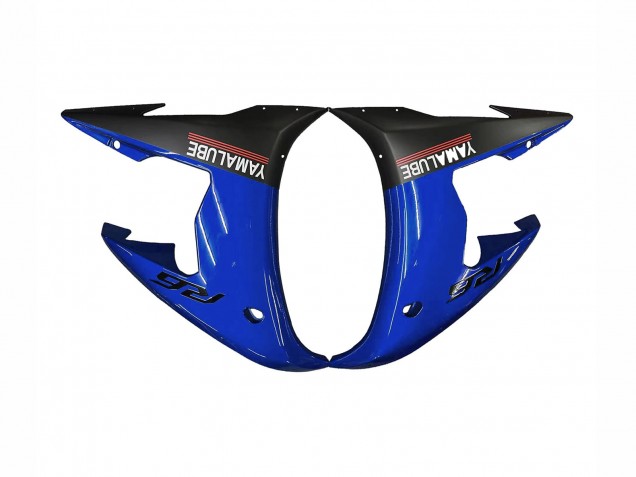 2003-2004 Blue White Glossy Black Yamalube Yamaha YZF R6 Motorcycle Fairings
