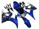 2006-2009 Blue White Glossy Black Yamalube Yamaha YZF R6S Motorcycle Fairings