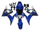 2006-2009 Blue White Glossy Black Yamalube Yamaha YZF R6S Motorcycle Fairings