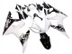 2003-2004 White Glossy Black Yamaha YZF R6 Motorcycle Fairing