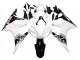 2003-2004 White Glossy Black Yamaha YZF R6 Motorcycle Fairing