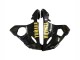 2006-2009 Glossy Black Gold Decals Yamaha YZF R6S Motorcycle Fairings