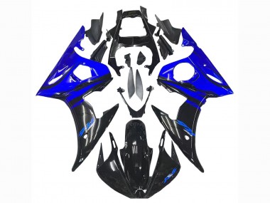 2006-2009 Blue Glossy Black Yamaha YZF R6S Motorcycle Fairings